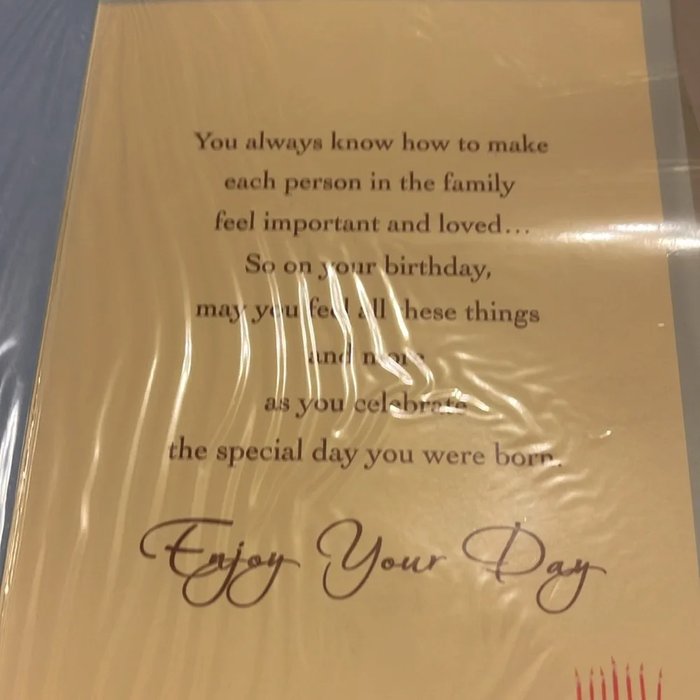 Mother’s Day cards in plastic. By special thoughts new. Lot of cards b/day card